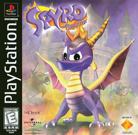 Spyro The Dragon Psx Cover