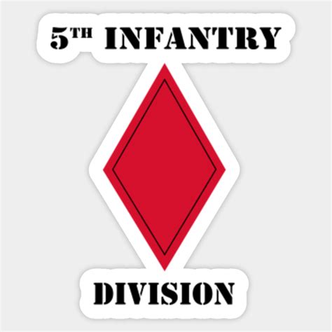 5th Infantry Division 5th Infantry Division Sticker Teepublic