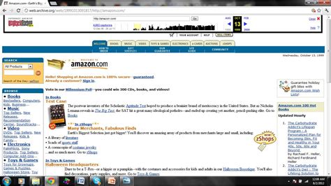 Amazon Homepage From 1999 Simcenter