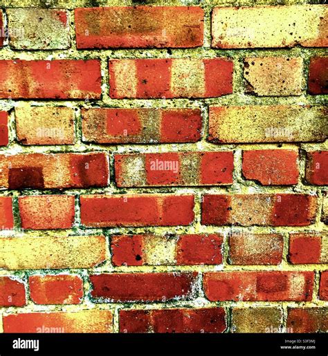 Multi Toned Brick Wall Stock Photo Alamy