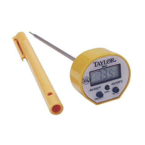 Taylor 9842 5 Waterproof Digital Pocket Probe Thermometer