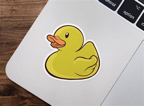 Rubber Duck Sticker Rubber Ducky Decal Waterproof Vinyl Etsy