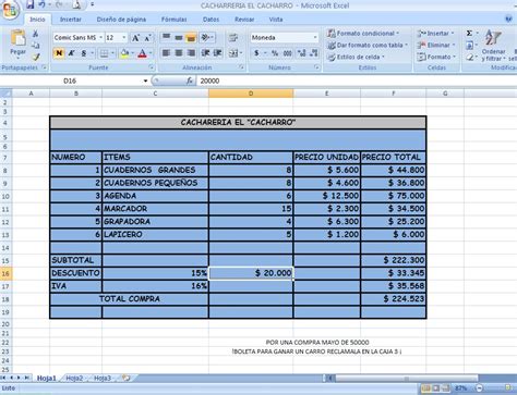 Como Hacer Una Factura En Excel