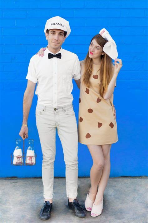 Diy Cookies Milk Couples Costume Cute Couple Halloween Costumes