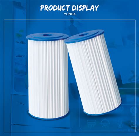 Pleated Filter Cartridge Inch Big Blue Pp Water Filter