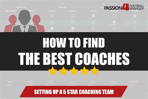 6 Step Approach To 5 Star Coaching In Fm Backroom Staff Guide Fmguido