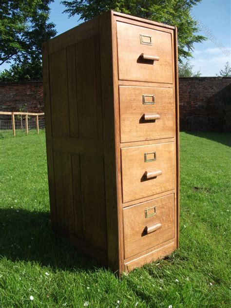 See pictures and call show contact info. Solid Oak Filing Cabinet - Antiques Atlas