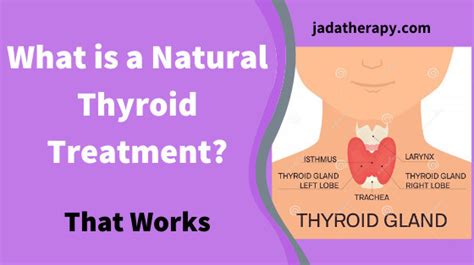What Is A Natural Thyroid Treatment That Works Jada Therapy