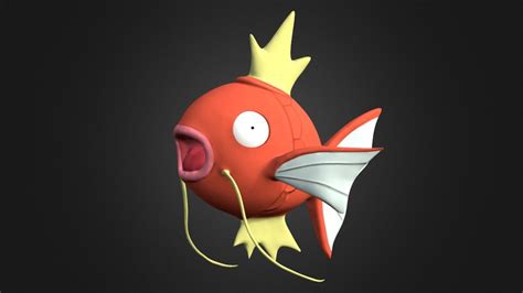 Pokemon Magikarp Download Free 3d Model By Katerina Novakova