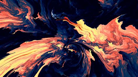 Black Yellow Red Abstraction Art Hd Abstract Wallpapers Hd Wallpapers