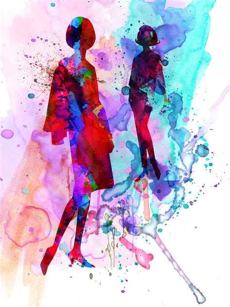 Fashion Models 8 Painting By Naxart Studio Pixels