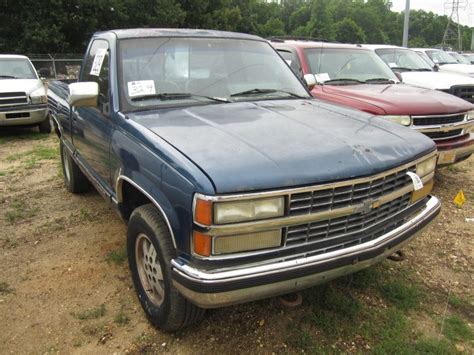 1991 Chevrolet 1500 4x4 Pickup Sn 1gcdk14k7mz121798 V8 Gas At