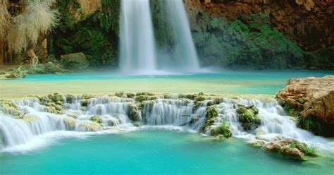 Beautiful Nature Pictures Charming Waterfall