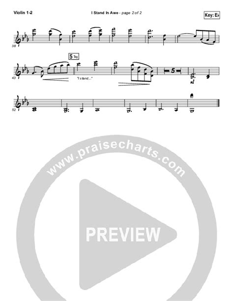 I Stand In Awe Violin Sheet Music Pdf Chris Tomlin Nicole Serrano