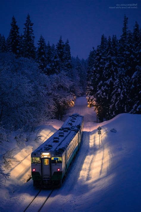 Train Night Winter Wallpapers Hd Desktop And Mobile Backgrounds