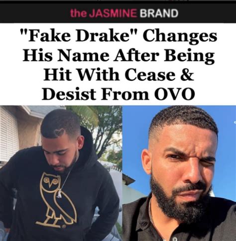 Drake Issues Cease And Desist To Fake Drake After The Impersonator