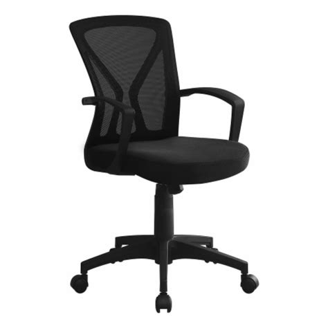Office Chair Adjustable Height Swivel Armrests Computer Desk Work