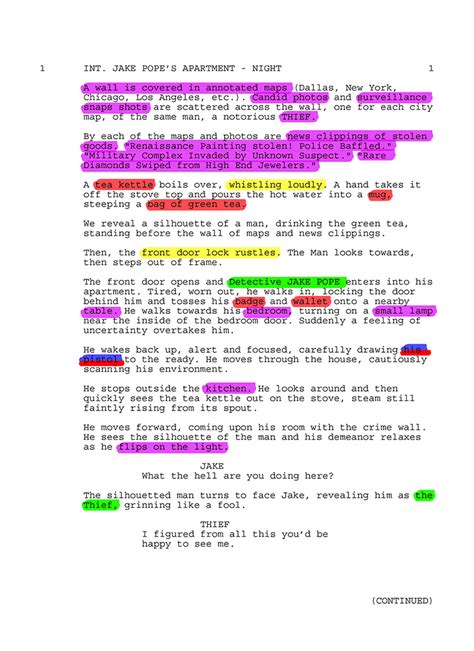 Pre Production Tips The Basics Of Breaking Down A Script