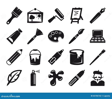 Arts And Crafts Clipart Black And White