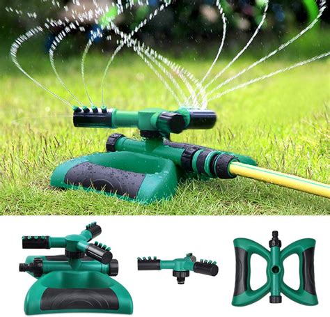 Homeme Garden Sprinkler Automatic 360° Rotating Water Sprinkler With 3