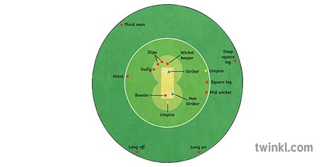 Cricket Fielding Positionen 2 Twinkl