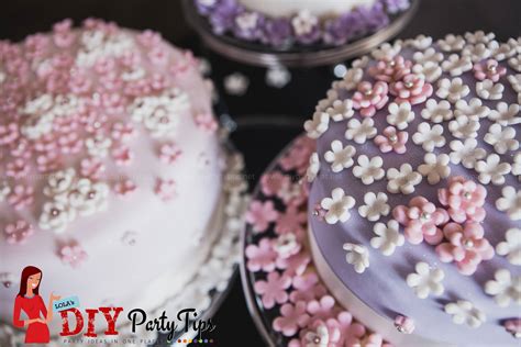Pastel Flowers Wedding Cake Lolas Diy Party Tips