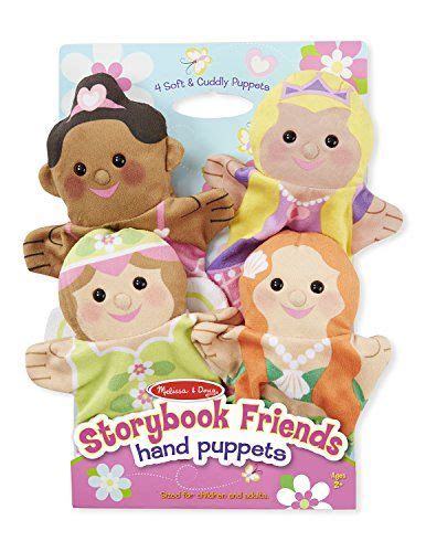 Melissa And Doug Storybook Friends Hand Puppets The Original Set Of 4