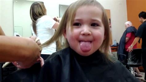 Lylas First Haircut Youtube