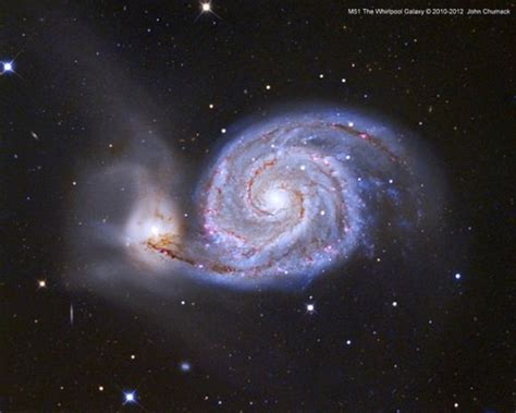 Astrophoto Stunning Detailed Look At The Whirlpool Galaxy By John