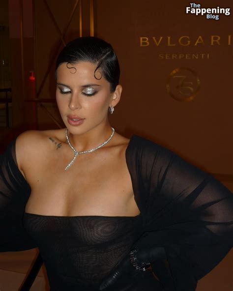 Nathy Peluso Flashes Her Nude Tits At The ‘bvlgari Serpenti 75 Years Of Infinite Tale’ Event In