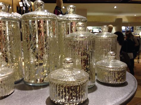 Mercury Glass Jars For Dresser Glass Jars Bottles And Jars Glass