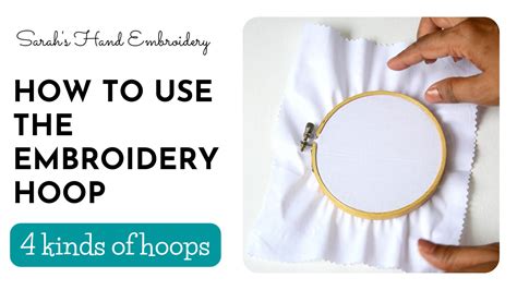 What Is An Embroidery Hoop And How To Use It Sarahs Hand Embroidery