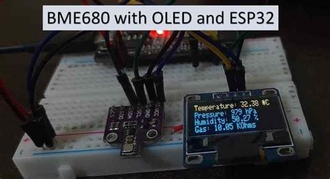 Bme With Esp Using Arduino Ide Display Values On Oled Display