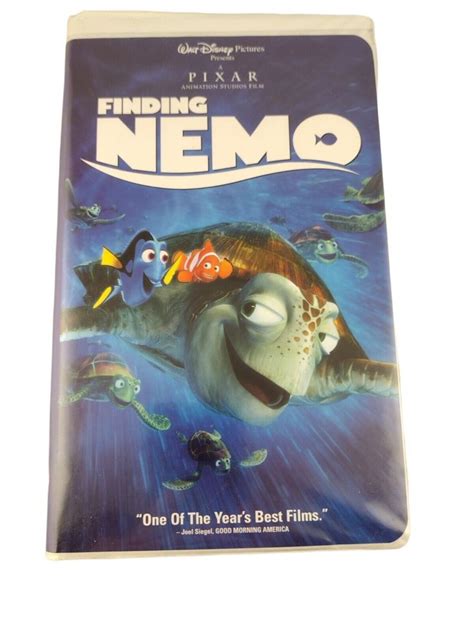 Vintage Disneys Finding Nemo VHS Tape Clamshell Rated G 2001 EBay In