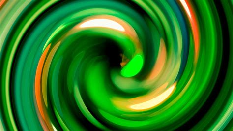 Download Wallpaper 3840x2160 Abstract Spiral Spin Green 4k Uhd 169