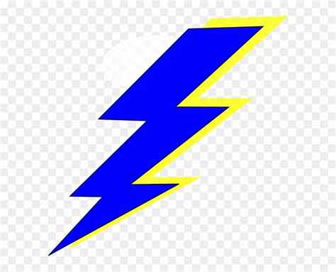 Lightening Bolt Clipart Blue And Yellow Lightning Bolt Hd Png