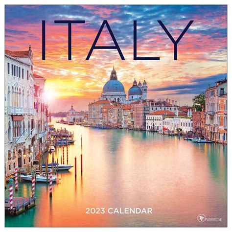 Tf Publishing 2023 Italy Wall Calendar Etsy