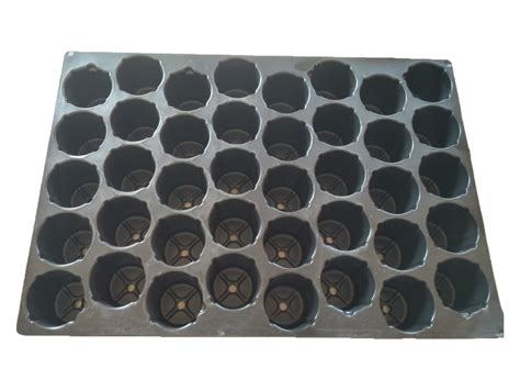 40 Cavity Plastic Seedling Tray For Seed Germination Size 500mm X