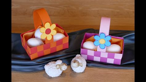 Ostern steht vor der tür! Basteln für Ostern: Osterkörbchen, Osterkorb, easter ...