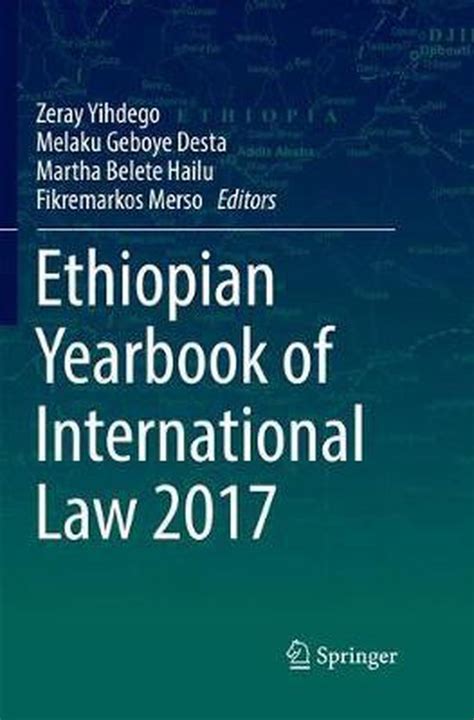Ethiopian Yearbook Of International Law Ethiopian Yearbook Of