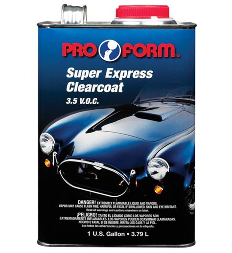 Pro Form 4:1 Super Express Clearcoat 3.5 V.O.C 3.79L - 4:1 Clears and Activators - CLEARS AND 