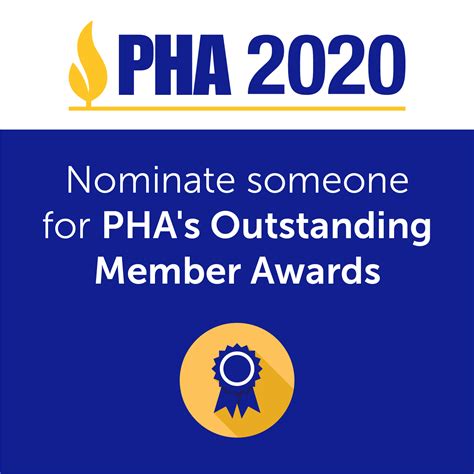 Pha 2020 Outstanding Member Award Nominations Now Open Pulmonary