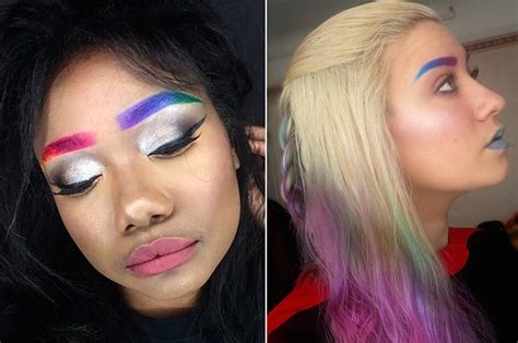 Rainbrows Are The Latest Beauty Trend And Theyre Magical Af