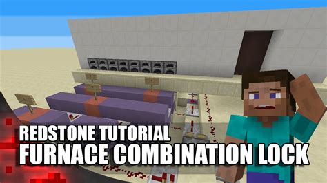 Minecraft Furnace Combination Lock YouTube