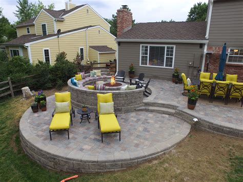 This Is A Raised Paver Patio We Built In 2017 Main Patio Structure Was