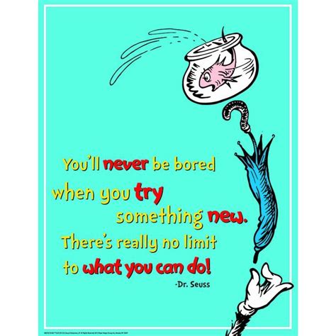 Dr Seuss Try Something New 17x22 Card Stock