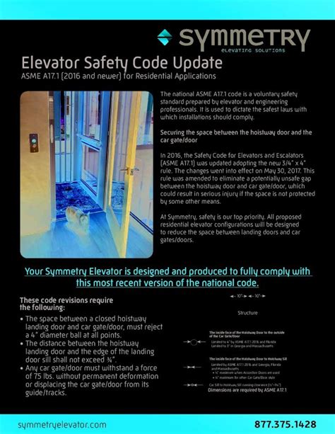 Pdf Elevator Safety Code Update Symmetry Elevators€¦ · The National