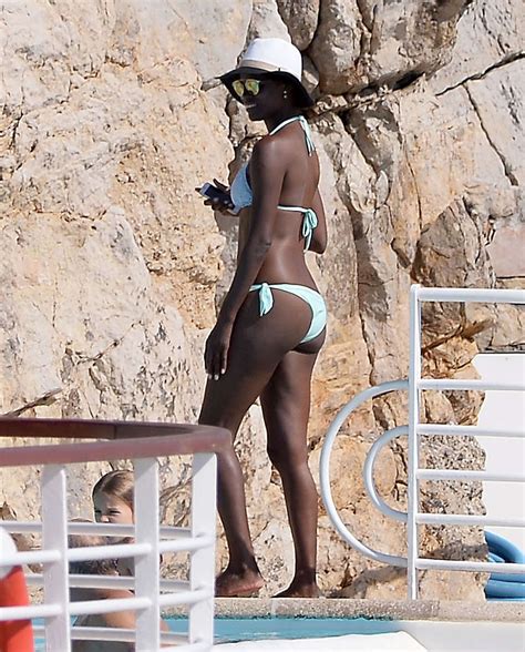 Lupita Nyongo In White Bikini Gotceleb