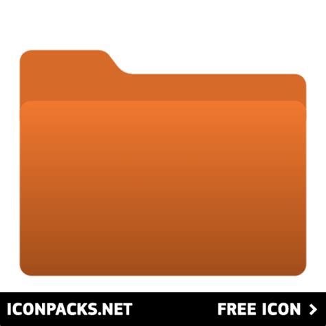 Free Orange Mac Folder Svg Png Icon Symbol Download Image