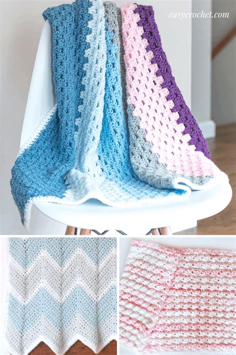 Cute Free And Easy Crochet Baby Blanket Patterns